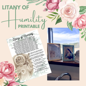 Litany of Humility Printable